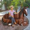 Design Toscano Saddle-Up Horse Bench Sculpture NE130004